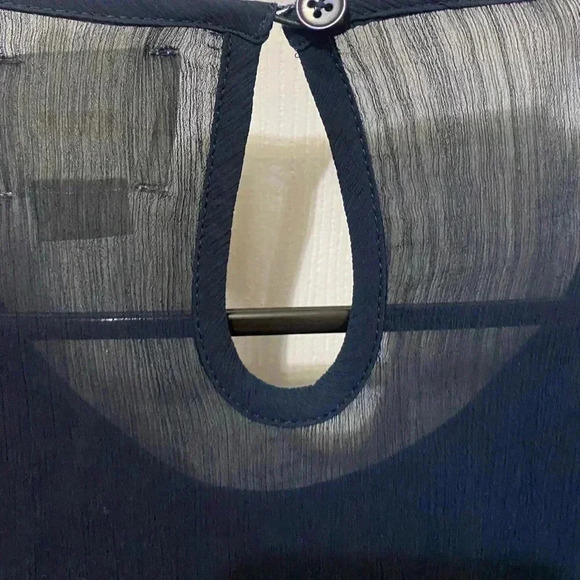 Anthro Maeve Helene Sequined Peplum Blouse Size 4 - Picture 6 of 6